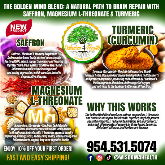 Saffron, Magnesium L-Threonate, Turmeric
