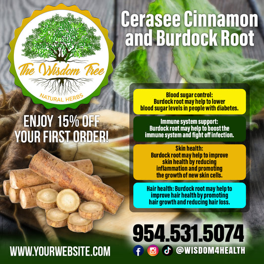 Cerasee, Cinnamon and Burdock Root