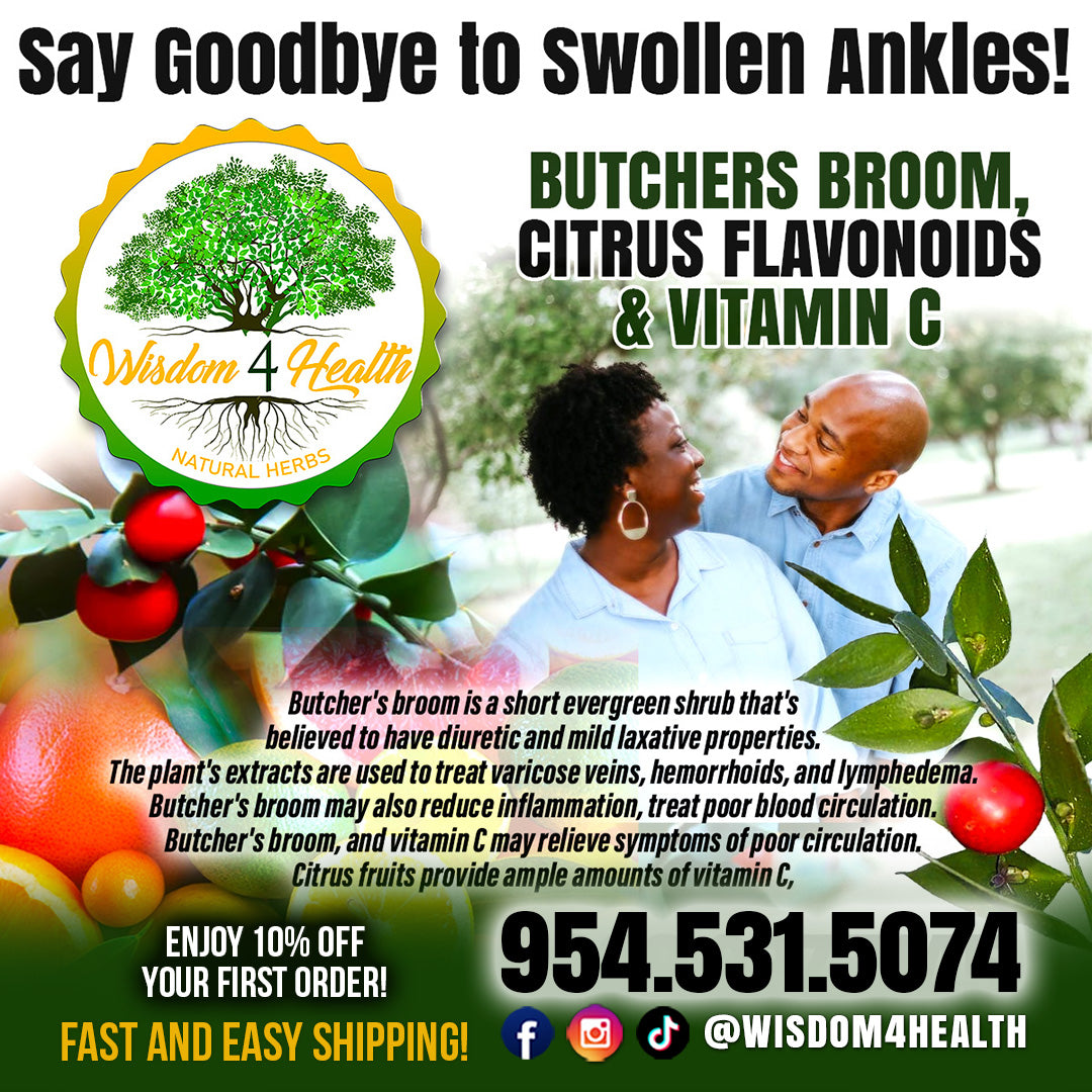 Butchers Broom, Citrus Flavonoids and Vitamin C